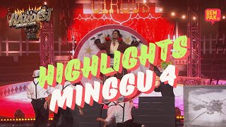 HIGHLIGHTS PERSEMBAHAN MINGGU 4  THE HARDEST SINGING SHOW [upl. by Sallad]