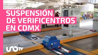 Suspenden servicio este sábado en todos los Verificentros de la CDMX [upl. by Shippee]