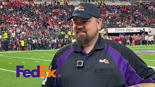 FedEx Courier Wins Trip to Deliver the Game Ball to Super Bowl LVIII [upl. by Adali]