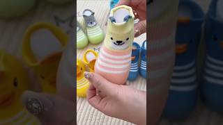 Baby Booties Socks  Parenting hacks shortsfeed shorts booties [upl. by Aetnuahs]