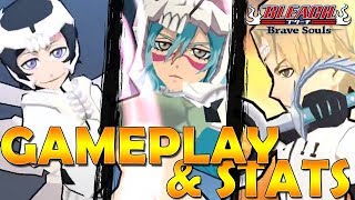 Gameplay amp Stats Nelliel Luppi amp Tesla  Bleach Brave Souls [upl. by Enak]