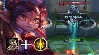 Wild Rift Tristana With Attack Speed Is Unstoppable [upl. by Tollman]