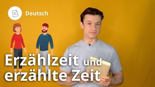 Erzählzeit und erzählte Zeit Zeitverhältnisse in Texten – Deutsch  Duden Learnattack [upl. by Dauf]