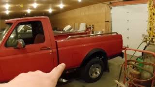 1992 F150 Fuel Pump Diagnose amp Change [upl. by Raynard]