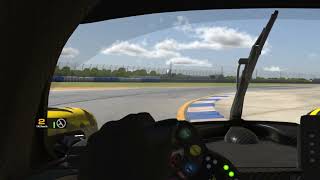 iRacing Onboard Lap Dallara P217 LMP2 at Sebring 24S1 IMSA [upl. by Nylazor136]