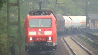 Züge bei KampBornhofen am Rhein SBB Cargo Re482 MRCE 189 185 2x 145 [upl. by Ordnazil539]