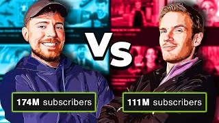 MrBeast vs PewDiePie Whos better [upl. by Eninnaj]