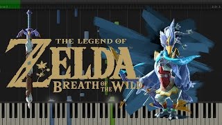 Revalis Theme  Breath of the Wild Piano Tutorial DS Music [upl. by Ebner]