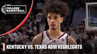 Texas AampM STUNS Kentucky Wildcats in OT  Full Game Highlights  ESPN College Basketball [upl. by Ecidnacal]