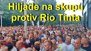 Ne damo Jadar Loznica protest protiv rudarenja [upl. by Friedman]