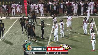 Damien Football vs Etiwanda [upl. by Beverlee606]