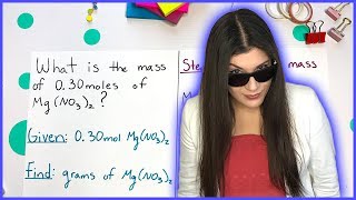 Converting Grams to Moles Using Molar Mass  How to Pass Chemistry [upl. by Thaine]