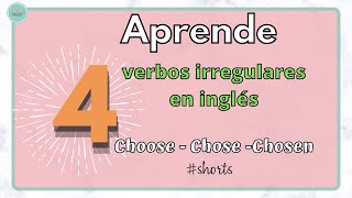 Verbos irregulares en inglés shorts [upl. by Aret]