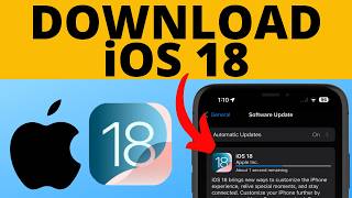 How To Install iOS 18  How To Update iPhone To iOS 18 Tutorial [upl. by Martita]