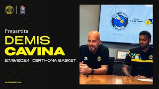 Derthona Basket 🆚 Vanoli Cremona  Demis Cavina e Trevor Lacey  Conferenza stampa [upl. by Gnuhn647]