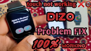 Dizo watch 2 Sports 📵 How to Fix touch not working problem ❌ Connect with Dizo App‼️📵 💯 problem fix [upl. by Alyce983]