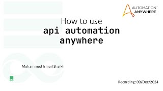 🚀API Integration Automation Anyhwere V360  latest package  2024 🚀 [upl. by Naujat]