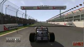 F1 2011 Gameplay HD  Using KERS and DRS Drag Reduction System [upl. by Eibber724]