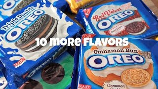 Tasting 10 More Flavors of Oreos [upl. by Willett563]