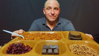 ASMRLatvian 🇱🇻Military Field Ration MRE unboxingtasting [upl. by Adnilev]