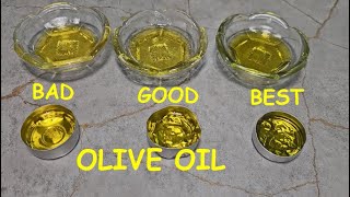 Real vs fake Olive Oil How to spot pure extra virgin olive oil [upl. by Eceer]