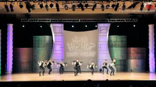 Las 8 Supernenas Spain at World Hip Hop Dance Championship Prelims Varsity [upl. by Ynatirb648]