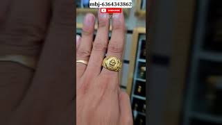 Premium 6 gm pure gold lion ring gold ring goldring latest viralshorts [upl. by Aleek]