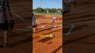 Lead Off 🥎 💣 playoftheday seniorsoftball slowpitchsoftball homerun [upl. by Uy]