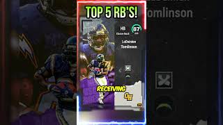 new TOP 5 Running Backs in MADDEN 25 Ultimate Team Madden25 mut25 [upl. by Namia]