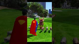 Superman Playing HIDE AND SEEK With Spiderman 😱 shorts [upl. by Hsekar]