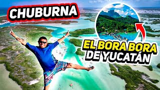 EL BORA BORA MEXICANO😱🇲🇽 CHUBURNA PUERTO🏝️ YUCATAN🇲🇽 [upl. by Nylsej678]