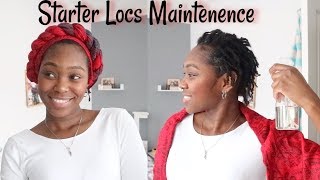 Loc’d Diaries 3 Month Loc Update  My Daily Moisturising Routine [upl. by Lanae289]