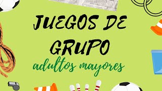 👴🏻👩‍🦳ACTIVIDADES RECREATIVAS para adultos mayores [upl. by Jena998]