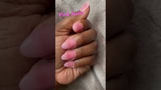 Pink Nailsnails nailart love christmas [upl. by Edla]