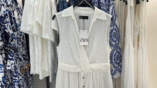 ZARA NEW COLLECTION 🦋 WHITE amp AZURE SUMMER [upl. by Luz]