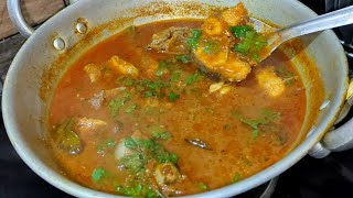 Masala Fish curry tasty and easy recipe By Yadav Food Factory  Chapala pulusu Recipe in Telugu [upl. by Hgielsa]