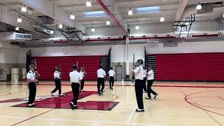 Patriot Guard  Lenape High School Drill Meet Armed Exhibition  2024 [upl. by Sharity]