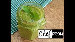 Pesto de Albahaca con Nuez  Facil en Licuadora [upl. by Znarf278]