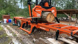 MILLING TIME QUARTER SAWN CHESTNUT OAK [upl. by Niggem]