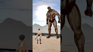 Jus Know Eren vs Armored Titan 😂 anime attackontitan aot erenyeager vrchat [upl. by Gathers]