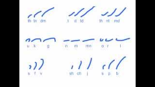 Gregg Stenography How it works lesson 3 [upl. by Manon303]