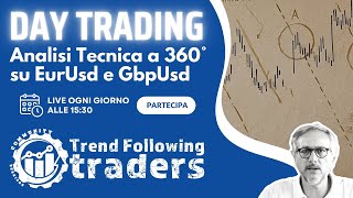 Day Trading  Analisi Tecnica a 360°su EurUsd e GbpUsd  Forex [upl. by Abehs]