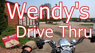 Wendys Drive Thru on Motorcycle [upl. by Veradia]