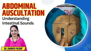 AUSCULTATION ABDOMINAL intestinal sounds method MBBS BAMS ANM GNM STUDENTS [upl. by Dwaine]