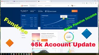 My 5000 Fundrise RE Investment Account  Passive Income 💶 [upl. by Stoneham454]