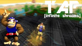 MKWii  TAF Mushroom Fort Freerun infinite shrooms [upl. by Meara539]