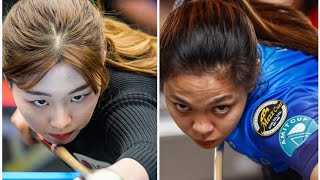 MARBOYS BILLIARDS REMATCH 🇵🇭 Denise Denden Santos vs 🇰🇷 Seo Seoa 10 BALL TRIANGLE RACE 14 [upl. by Saucy144]