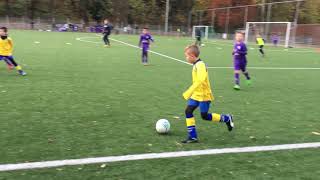 Djibril Snoussi U9A Kraainem Football vs Sporting Vilvoorde 25112017 [upl. by Dorice]