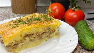 Хотите разнообразить менюПриготовьте картофельную запеканку с мясом 🤗 [upl. by Edyth501]