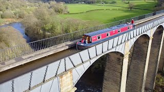 Crossing the HIGHEST Canal AQUEDUCT in the World [upl. by Koblas727]